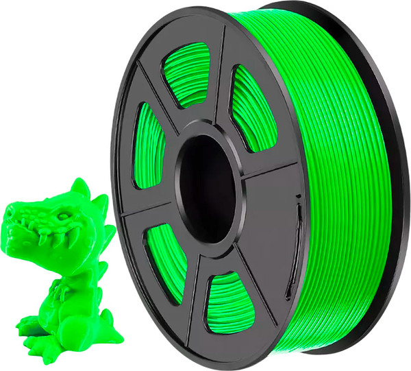 Изображение товара Пластик для 3D-печати NV Print NV-3D-PLA-NOCT-GREEN (1.75мм, 1кг, зеленый)