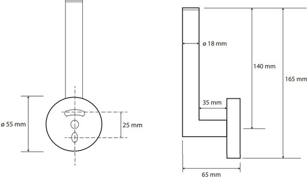 Изображение товара Держатель для туалетной бумаги Bemeta Grafit 156112032 (графит матовый)