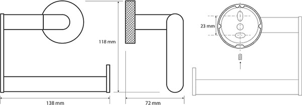 Изображение товара Держатель для туалетной бумаги Bemeta Stella 166112222 (хром)