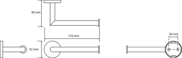 Изображение товара Держатель для туалетной бумаги Bemeta Circum 168212032 (хром)