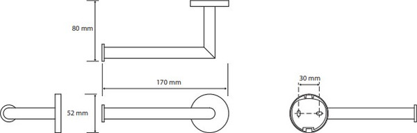 Изображение товара Держатель для туалетной бумаги Bemeta Circum 168212032L (хром)