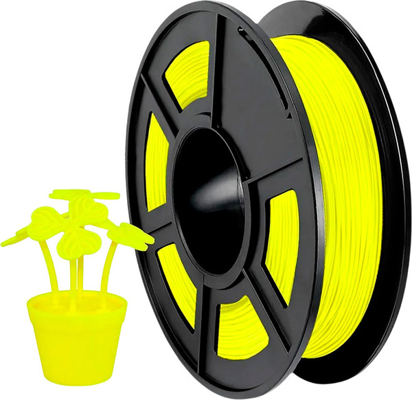Изображение товара Пластик для 3D-печати NV Print NV-3D-TPU-YELLOW (1.75мм, 500г, желтый)