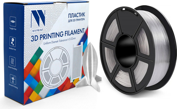 Изображение товара Пластик для 3D-печати NV Print NV-3D-PA-NYLON (1.75мм, 1кг)