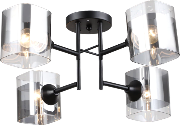 Изображение товара Потолочный светильник Mirastyle SX-N-2215/4 BK