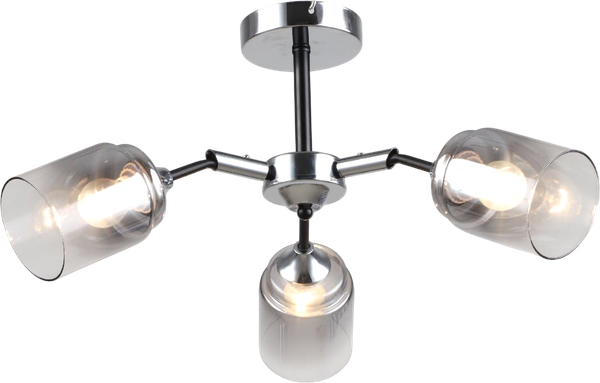 Изображение товара Потолочный светильник Mirastyle SX-N-2230/3 CH+BK