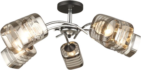 Изображение товара Потолочный светильник Mirastyle SX-N-2230/5 CH+BK