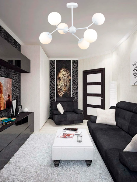 Изображение товара Потолочный светильник Mirastyle SX-N-6097/6 WT+CH