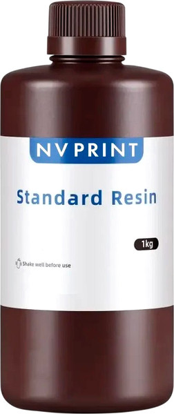 Изображение товара Фотополимерная смола для 3D-принтера NV Print NV-3D-STD-RESIN-CLR (1кг, прозрачный)