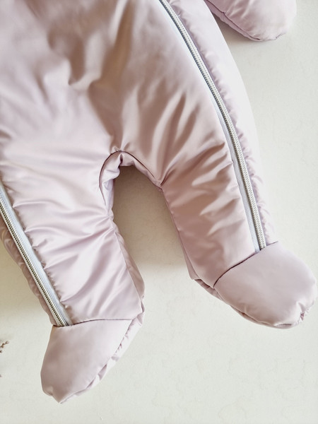 Изображение товара Комбинезон прогулочный детский Sofi Тедди / 3025-П1 (р.68, пудра)