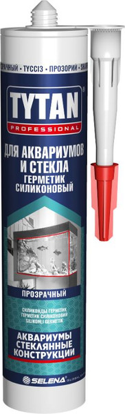 Изображение товара Герметик силиконовый Tytan Professional Для аквариумов и стекла (280мл, бесцветный)