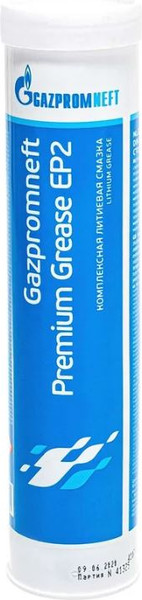 Изображение товара Смазка техническая Gazpromneft Premium Grease ЕР 2 / 2389906983 (400г)