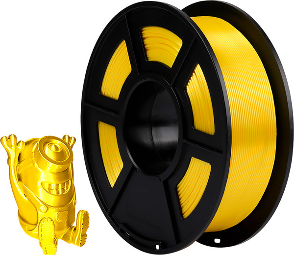 Изображение товара Пластик для 3D-печати NV Print NV-3D-SILK-PLA-P-YELLOW (1.75мм, 1кг, желтый)