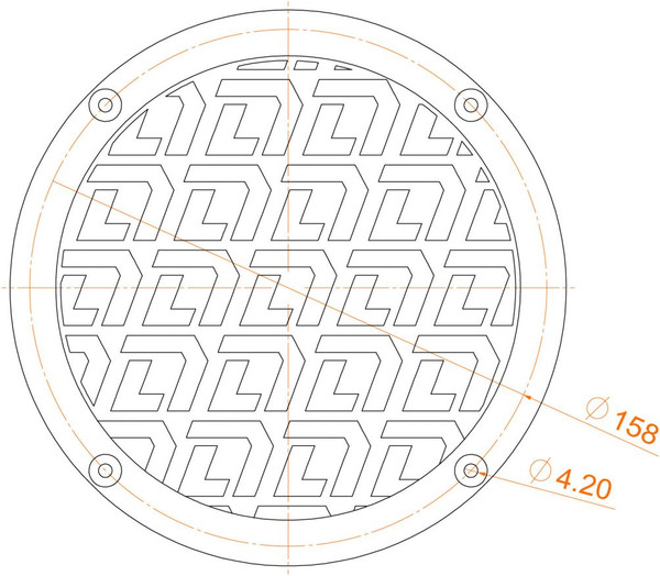 Изображение товара Решетка динамика DL Audio Gryphon Pro 165 Grill (черный)