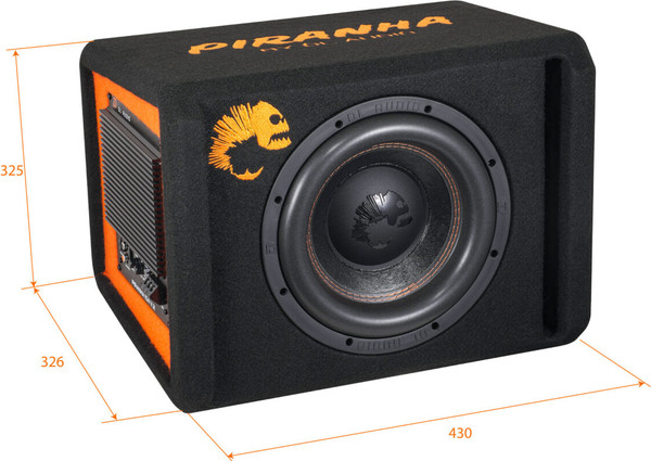 Изображение товара Корпусной активный сабвуфер DL Audio Piranha 10A V.2 (черный)