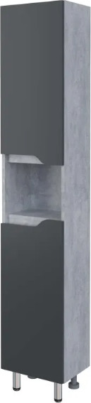 Изображение товара Шкаф-пенал для ванной Axus Фламини 35