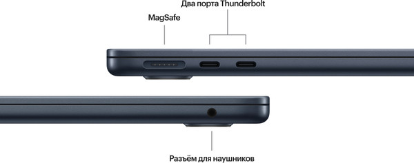 Изображение товара Ноутбук Apple MacBook Air 13" M3 2024 24GB/512GB / MC8Q4 А3113 (полуночный)