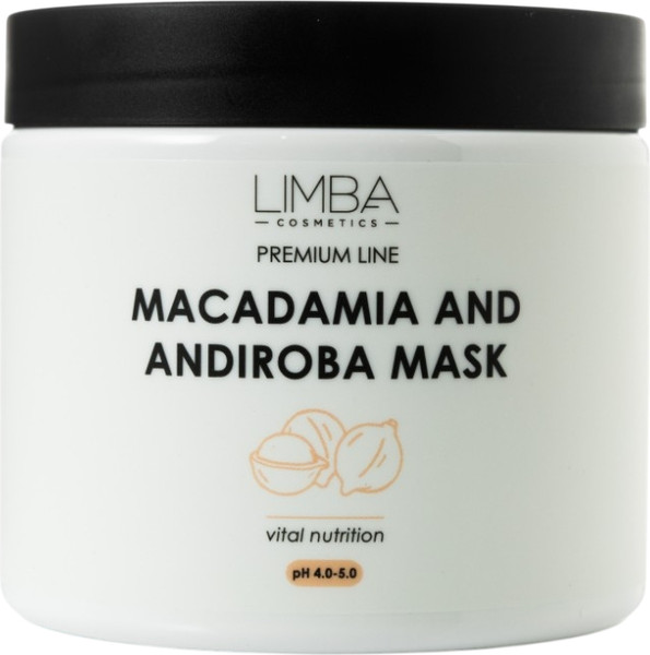 Изображение товара Маска для волос Limba Cosmetics Premium Line Macadamia and Andiroba (500г)