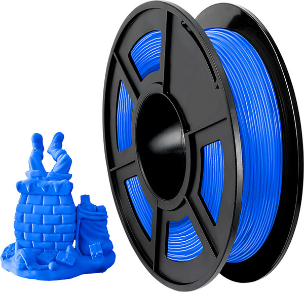 Изображение товара Пластик для 3D-печати NV Print NV-3D-TPU-BLUE (1.75мм, 500г, синий)