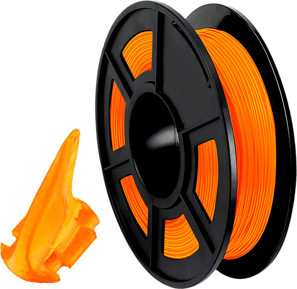 Изображение товара Пластик для 3D-печати NV Print NV-3D-TPU-ORANGE (1.75мм, 500г, оранжевый)