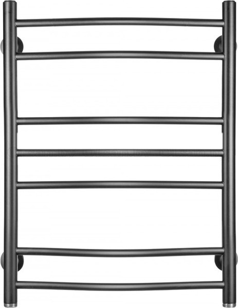 Изображение товара Полотенцесушитель водяной Ростела Свирель D 50x70/7 1" (Ral 9005, нижнее подключение)