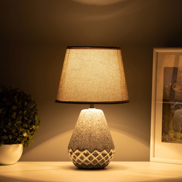 Изображение товара Прикроватная лампа Risalux Виктория 10767615 (серый)