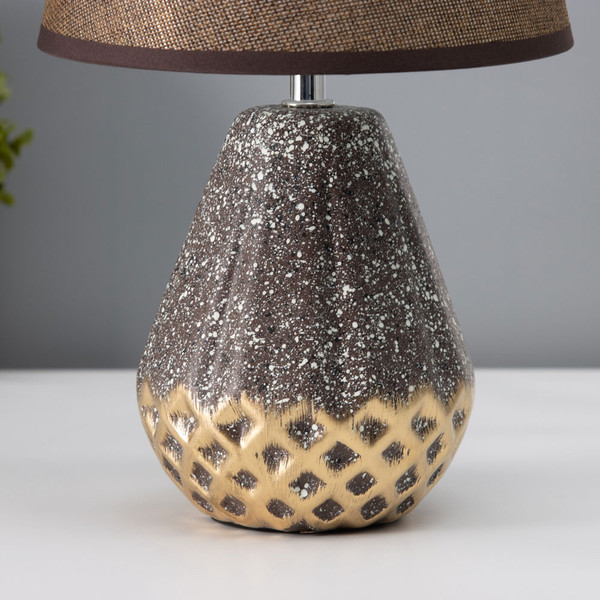 Изображение товара Прикроватная лампа Risalux Виктория 10767613 (кофейный/золото)