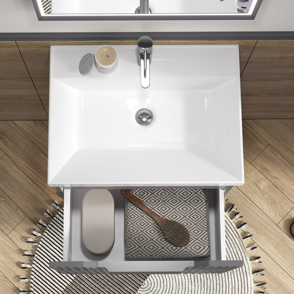 Изображение товара Тумба под умывальник EQUIL Mirage 60.1Y / tpMIRAGE60.1Y-07 (подвесная)