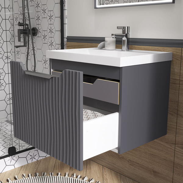 Изображение товара Тумба под умывальник EQUIL Mirage 60.1Y / tpMIRAGE60.1Y-07 (подвесная)