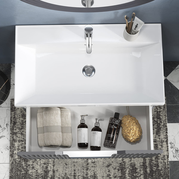 Изображение товара Тумба под умывальник EQUIL Mirage 80.1Y / tpMIRAGE80.1Y-07 (подвесная)