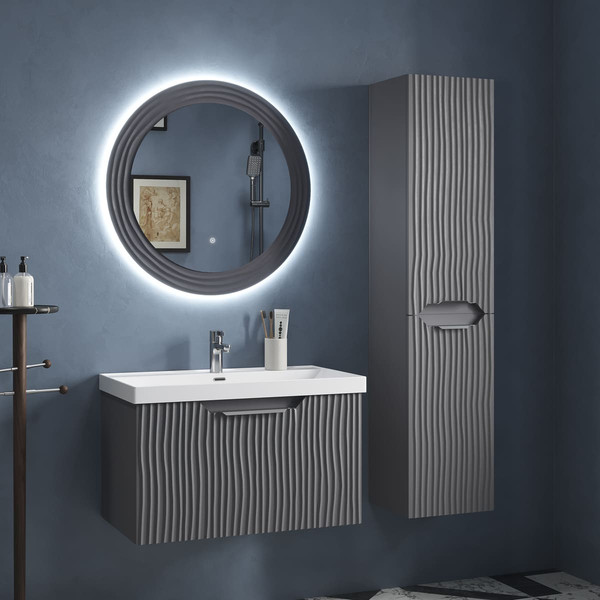 Изображение товара Тумба под умывальник EQUIL Mirage 80.1Y / tpMIRAGE80.1Y-07 (подвесная)