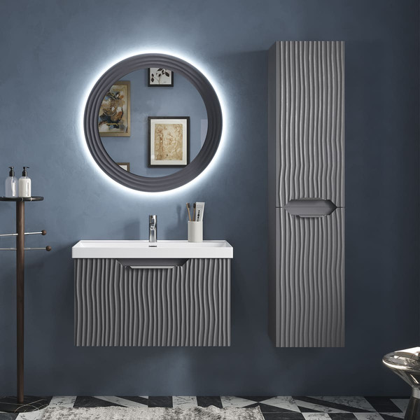 Изображение товара Тумба под умывальник EQUIL Mirage 80.1Y / tpMIRAGE80.1Y-07 (подвесная)