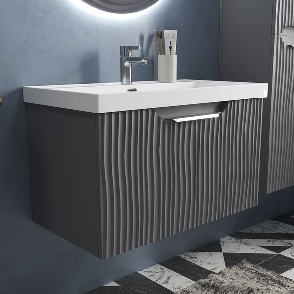 Изображение товара Тумба под умывальник EQUIL Mirage 80.1Y / tpMIRAGE80.1Y-07 (подвесная)