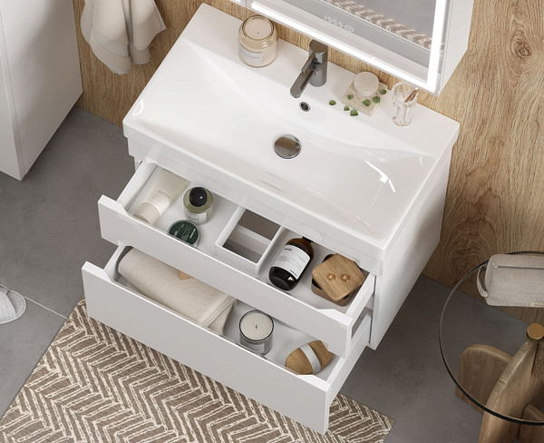 Изображение товара Тумба под умывальник EQUIL Corner 60.2Y (9696) / tpCRNR60.2Y-06 (подвесная)