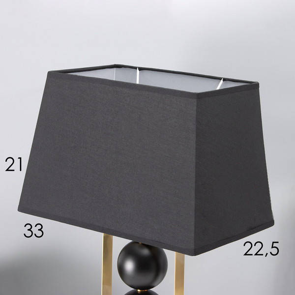 Изображение товара Прикроватная лампа Risalux Оливер 10338299 (черный/латунь)