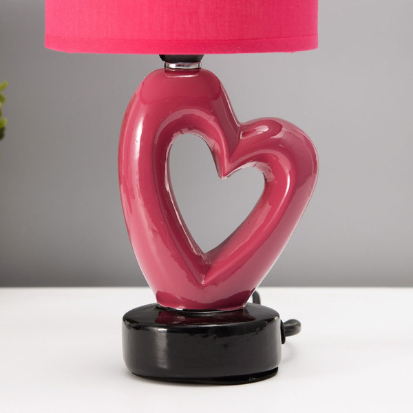 Изображение товара Прикроватная лампа Risalux Сердце 10392928 (красный)