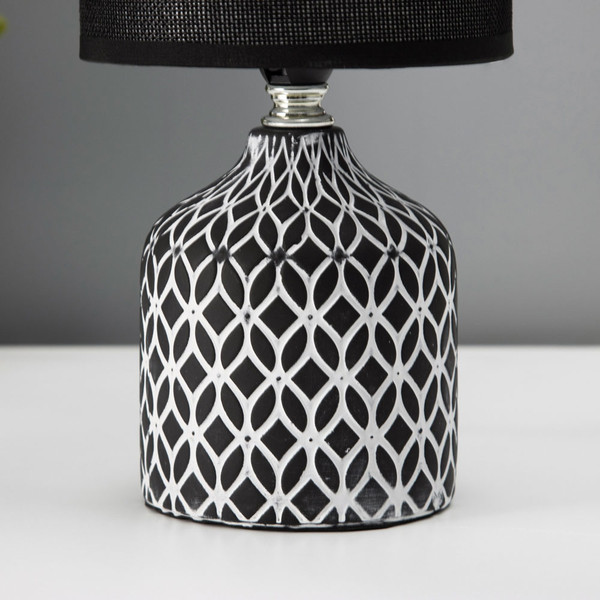 Изображение товара Прикроватная лампа Risalux Тирсо 10392909 (белый/черный)