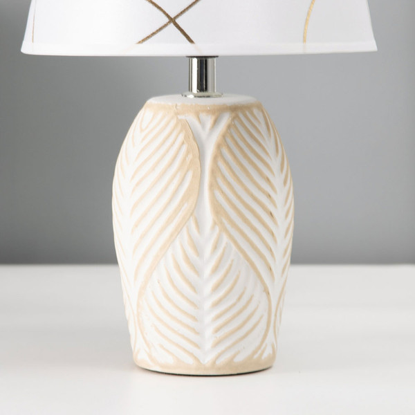 Изображение товара Прикроватная лампа Risalux Турин 10337374 (белый/золото)