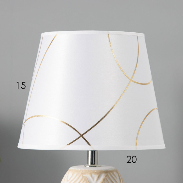 Изображение товара Прикроватная лампа Risalux Турин 10337374 (белый/золото)