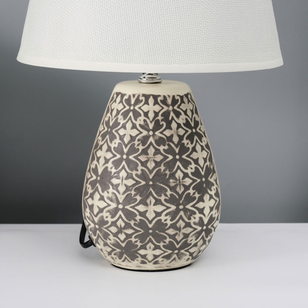 Изображение товара Прикроватная лампа Risalux Лесли 10337297 (белый/черный)