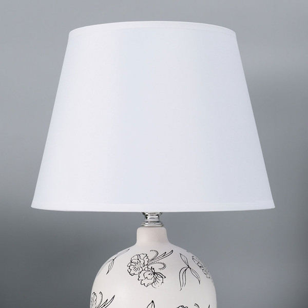 Изображение товара Прикроватная лампа Risalux Фиори 10337303 (белый/черный)