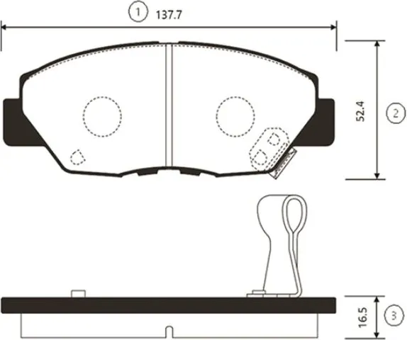 Изображение товара Тормозные колодки CTR GK0321