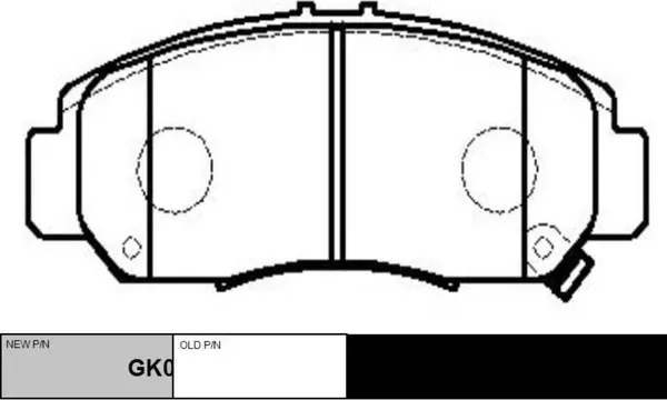 Изображение товара Тормозные колодки CTR GK0329