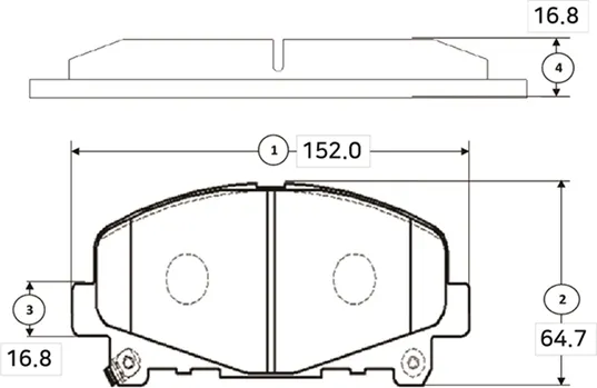 Изображение товара Тормозные колодки CTR GK0400
