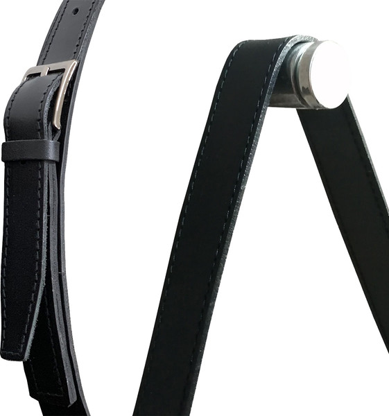 Изображение товара Зеркало Toppus Velvet 51 / 2911.008 (с подсветкой, датчиком на движение, черная кожа)