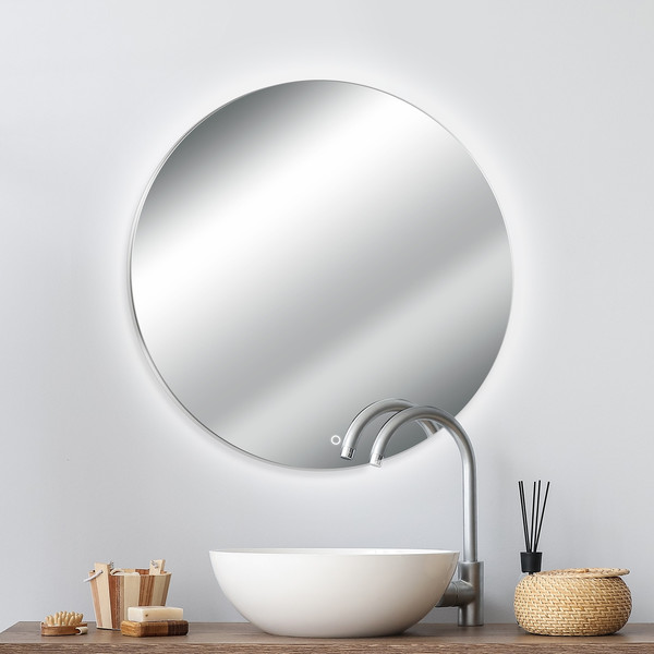 Изображение товара Зеркало Toppus Velvet 71 / 2911.010 (с подсветкой, сенсорный выключатель с диммированием, алюминиевый профиль)