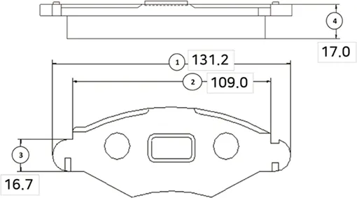 Изображение товара Тормозные колодки CTR GK0858