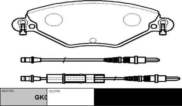 Изображение товара Тормозные колодки CTR GK0899