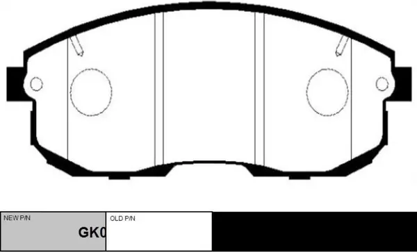 Изображение товара Тормозные колодки CTR GK0975
