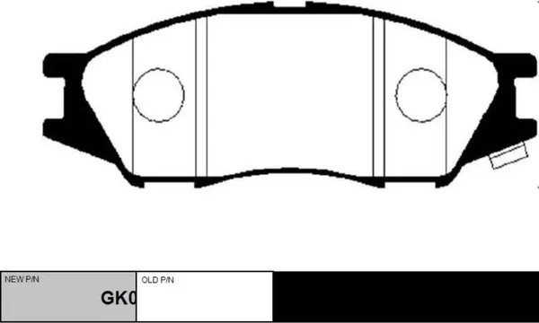Изображение товара Тормозные колодки CTR GK0978