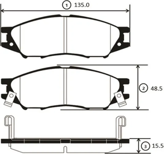 Изображение товара Тормозные колодки CTR GK0978